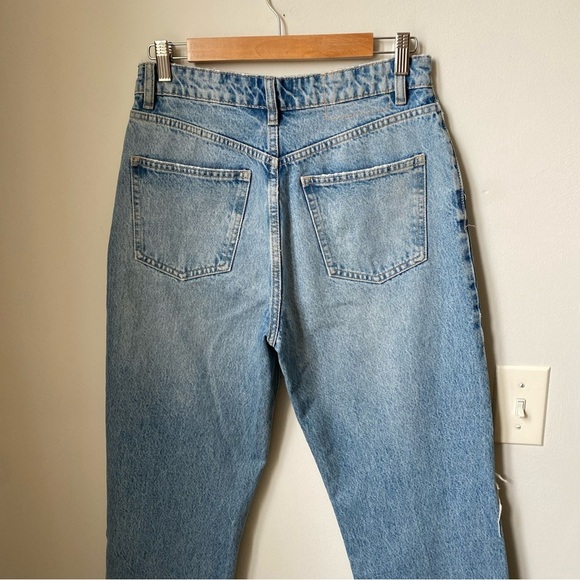 Zara Women's Straight Leg Jeans - Light Blue - Picture 6 of 11
